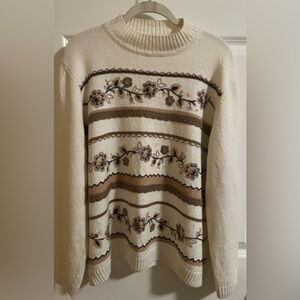 EUC Alfred Dunner pretty sweater. Size XL